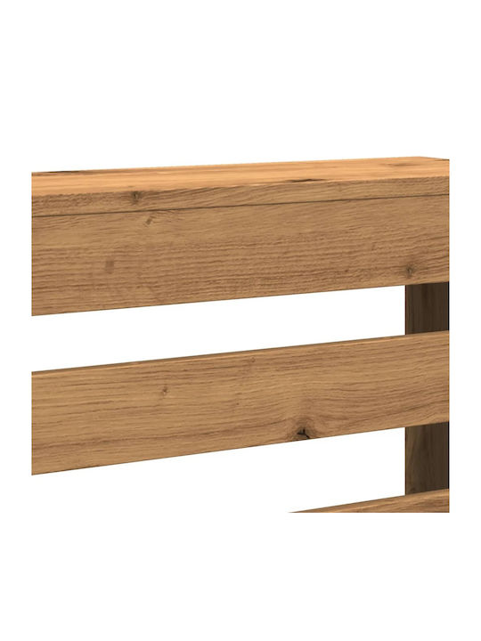 vidaXL Husă Pentru Radiator Din PAL Maro 78x20x82cm