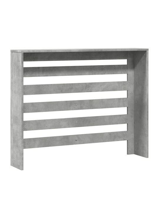 vidaXL Heizkörperabdeckung aus Spanplatte Grau 104x20x82cm