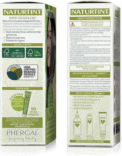 Naturtint Βαφή Μαλλιών Χωρίς Αμμωνία 5m Καστανό Ανοιχτό Μαονί 50ml