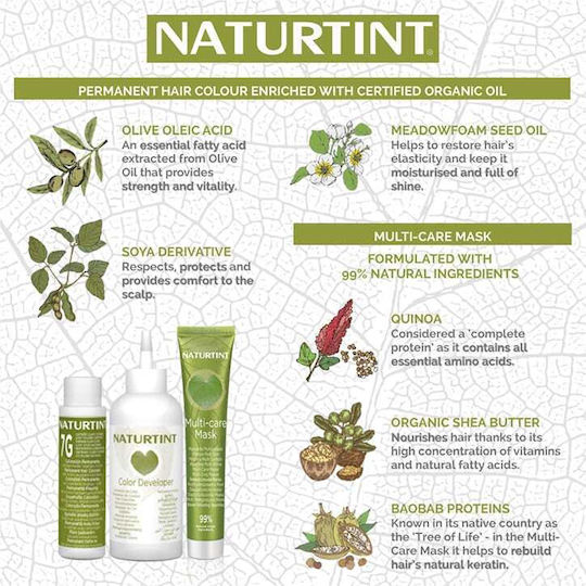 Naturtint Vopsea De Păr Fără Amoniac 6n Blond Închis 170ml