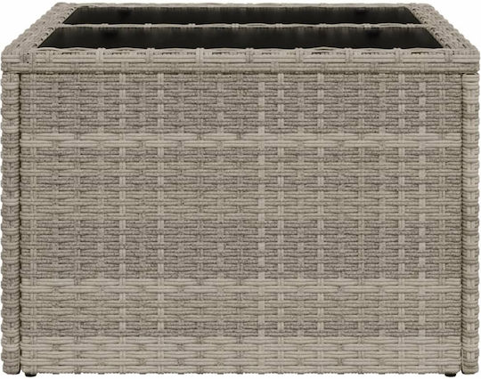 Tisch für kleine Außenbereiche Stabil Gray 55x55x37cm