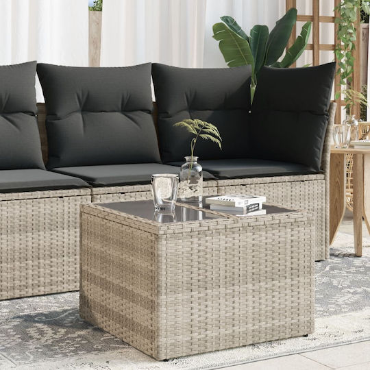 Tisch für kleine Außenbereiche Stabil Gray 55x55x37cm