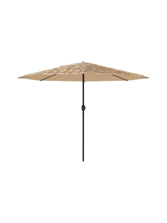 Garten- und Terrassen-Sonnenschirm Rundschreiben Metall Braune F2.48xY2.48m