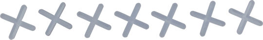 Uncle George Cross Tile Spacer 3mm 100pcs