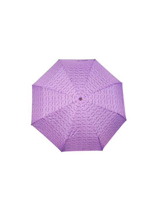 Pierre Cardin Rezistent la vânt Umbrelă de ploaie Compact Roz