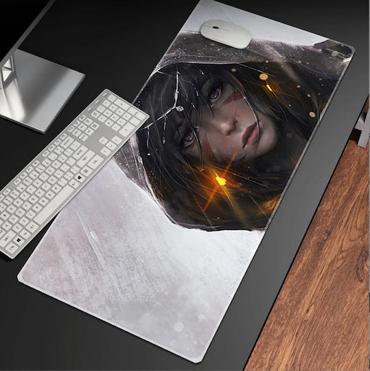 Ebest 900*400*4mm Αντιολισθητικό Mouse Pad Eb-00017 Λευκό