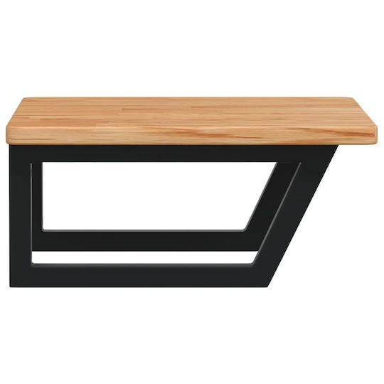 vidaXL Πάγκος χωρίς Νιπτήρα Μ50xΒ50xΥ2.5cm Καφέ