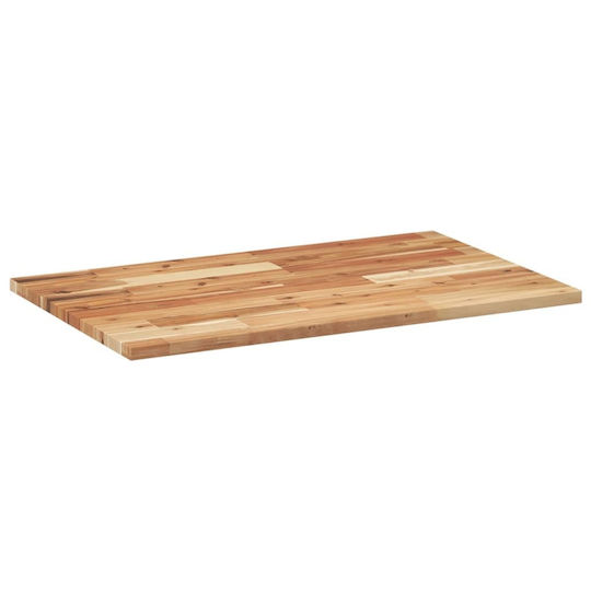 vidaXL Πάγκος χωρίς Νιπτήρα Μ60xΒ50xΥ2cm Καφέ