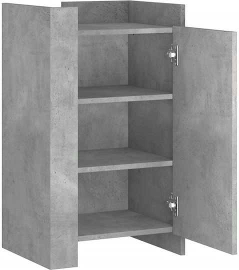 Hängeschrank fürs Wohnzimmer aus Spanplatte Grau 45x35x75 cm