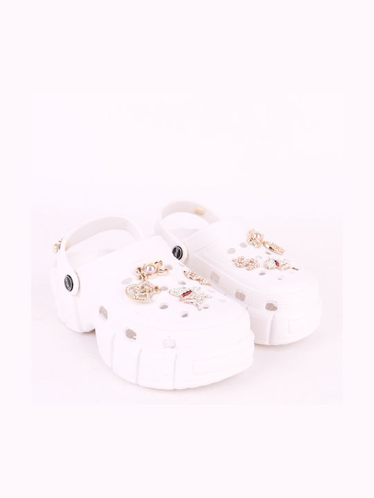 Alta Moda Clogs White