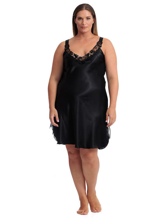 Jasmin Summer Women's Nightdress Black