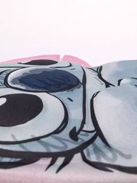 Logigraf Disney Stitch Σχολική Τσάντα Πλάτης Δημοτικού Ροζ