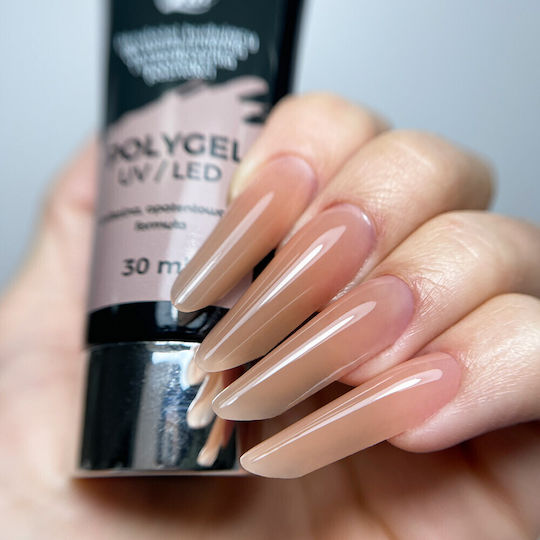 Molly Lac Polygel Гел Гел за изкуствени нокти Кафяв