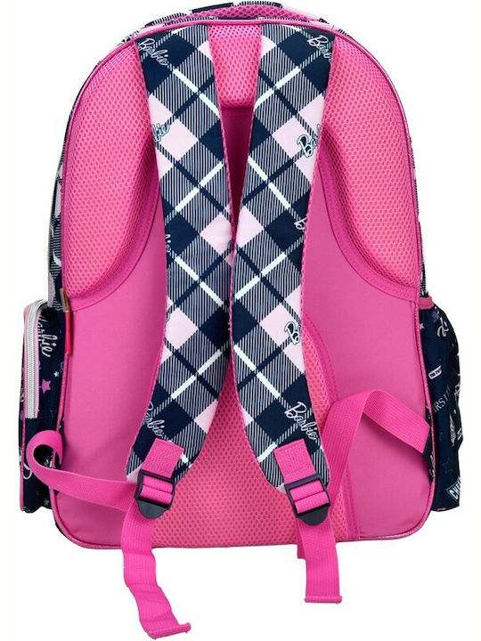 Gim Barbie School Bag Backpack Elementary, Elementary Multicolour with Water Bottle Holder 27Liters