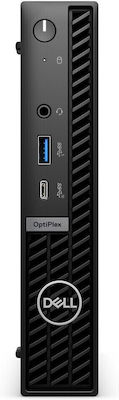 Dell OptiPlex 7020 MFF Mini PC (Nucleu i3-14100T/8GB DDR5/512GB SSD/W11 Pro) Bluetooth / WiFi