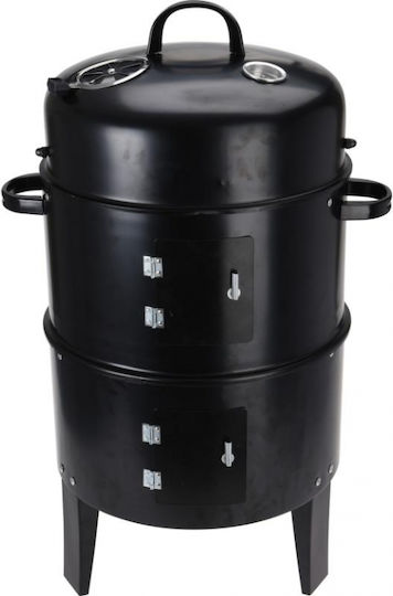 BBQ Collection Holzkohlegrill mit Deckel und Thermometer 78cmx40cm