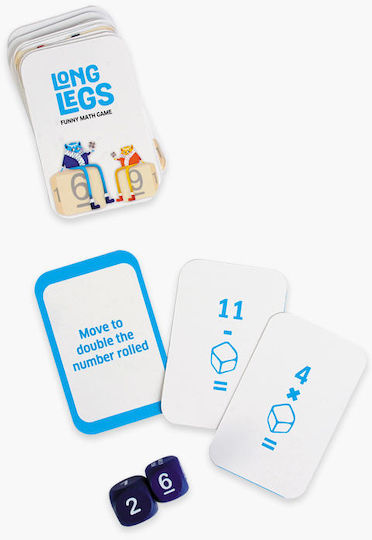 Joc de Societate Math Game pentru 2-4 Jucători 6+ Ani Chalk & Chuckles