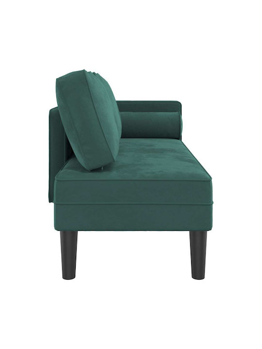 Recliner Samt Grün L116.5xW62xH57.5cm