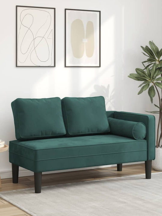 Recliner Samt Grün L116.5xW62xH57.5cm