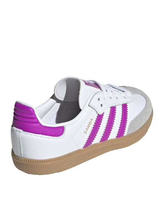 Samba Samba OG Детски маратонки Low Cloud White / Purple Burst / Gum