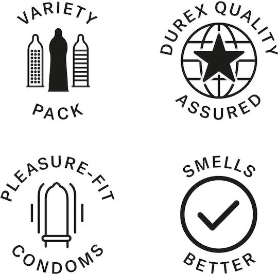 Durex Προφυλακτικά Surprise Me Premium Variety Pack 1τμχ 56mm