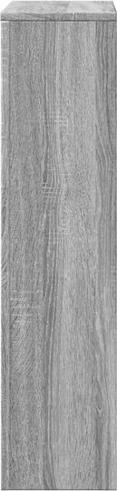 vidaXL Gray Particleboard Radiator Cover 78x20x82cm
