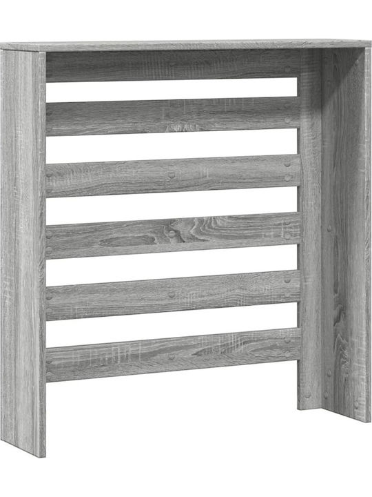 vidaXL Heizkörperabdeckung aus Spanplatte Grau 78x20x82cm