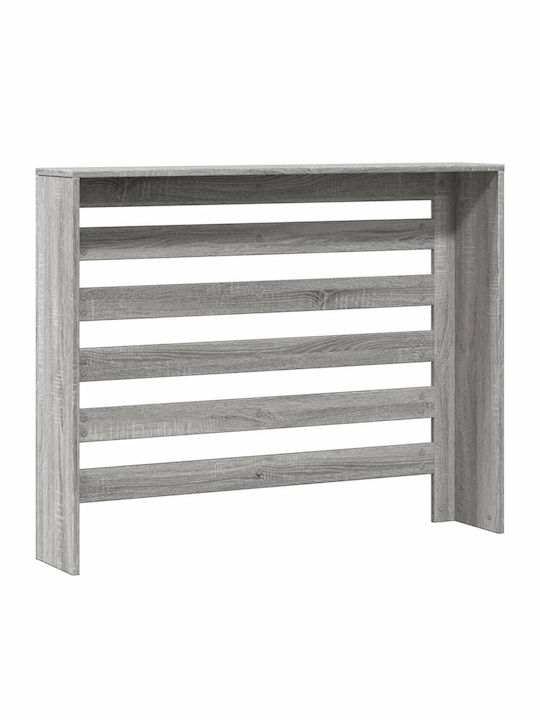 vidaXL Κάλυμμα Καλοριφέρ από Μοριοσανίδα Γκρι 104x20x82cm