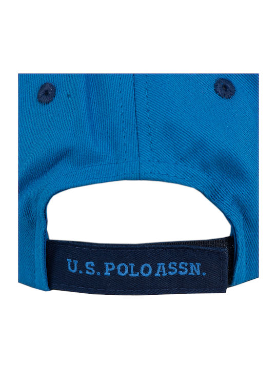 U.S. Polo Assn. Детска Шапка С Козирка Текстилна Синя