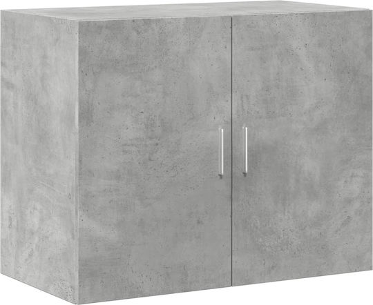 Dulap Pentru Sufragerie Din Placă Din Lemn Agregat Gri 80x42.5x249cm