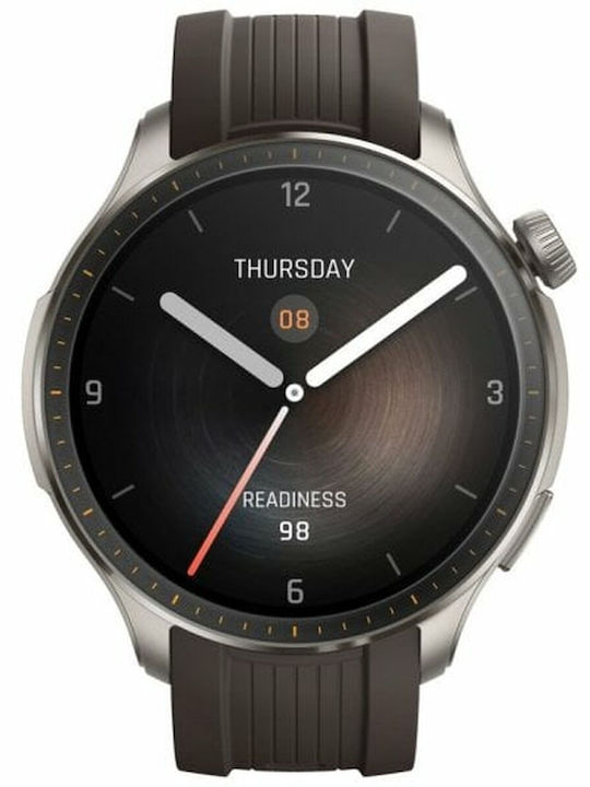 Amazfit Balance 46mm Αδιάβροχο Smartwatch με Παλμογράφο (Woodland (Special Edition))