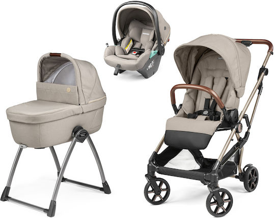 Peg Perego Vivace Astral Adjustable Baby Stroller Suitable for Newborn Beige 9.4kg