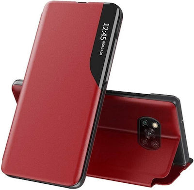 Techsuit eFold Book Synthetic Red (Xiaomi Poco X3, Poco X3 NFC, Poco X3 Pro)