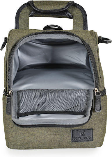 Cangaroo Aurora School Insulated Hand Lunch Bag Green 22 x 16 x 31cm