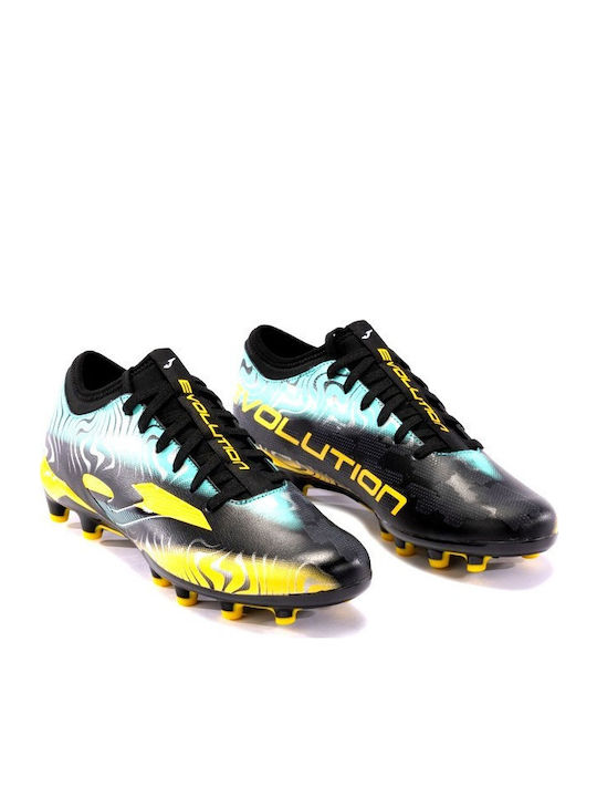 Joma Evolution Ποδοσφαιρικά Παπούτσια με Τάπες Μαύρα
