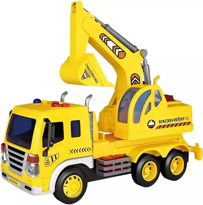 Gounaridis-di Friction 1:16 Yellow Excavator Lights Sounds 26 cm Sy754c-a01 3 Years + 34.00 x 11.80 x 19.00 cm