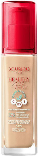 Bourjois Healthy Mix Лилаво/бяло 51-light Vanilla 30мл