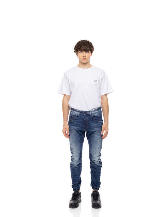 Cover Jeans Ανδρικό Παντελόνι Τζιν σε Slim Εφαρμογή Μπλε