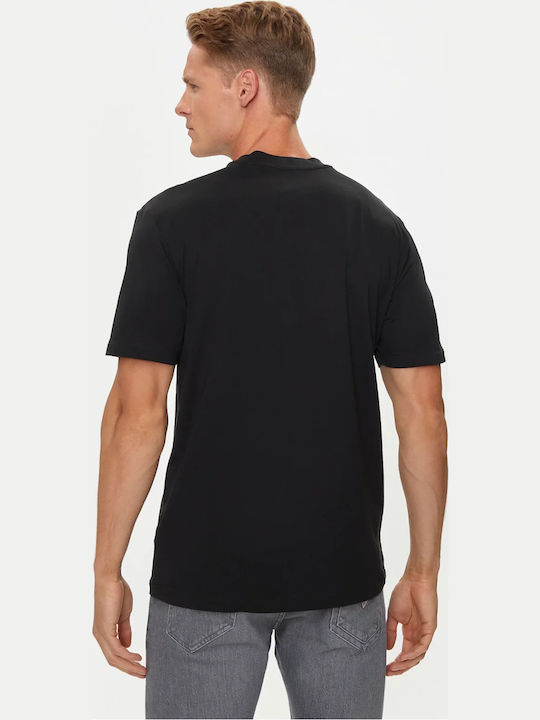 Men's Undershirts Short-sleeved in Black Color 3Pack