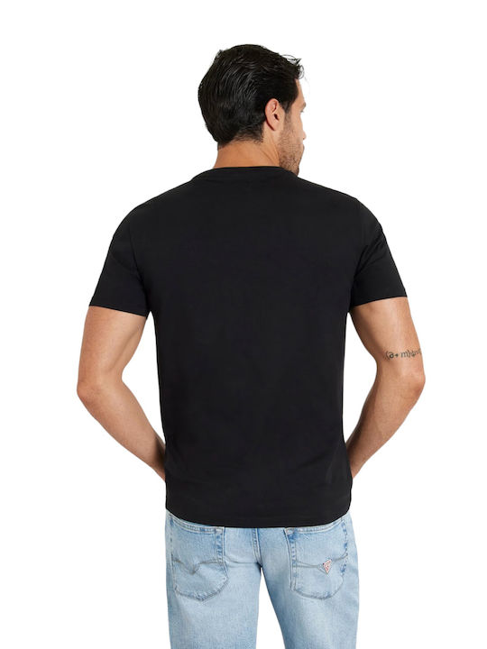 Guess Herren T-Shirt Kurzarm Black