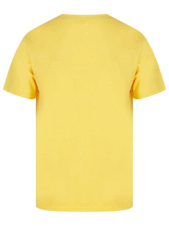 South Shore Men's Short Sleeve T-shirt Golden Cream Yellow