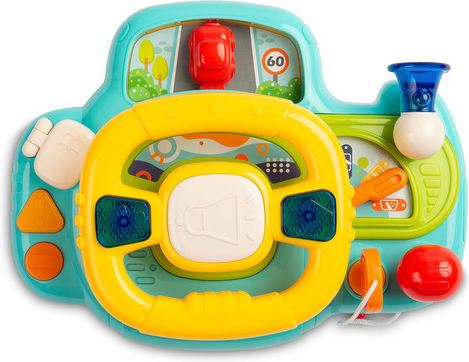 Toyz Steering Wheel Racing Joystick with Light and Sounds for 18++ Months