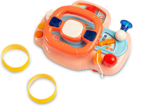 Toyz Steering Wheel Racing Joystick with Light and Sounds for 18++ Months
