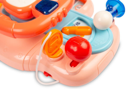 Toyz Steering Wheel Racing Joystick with Light and Sounds for 18++ Months
