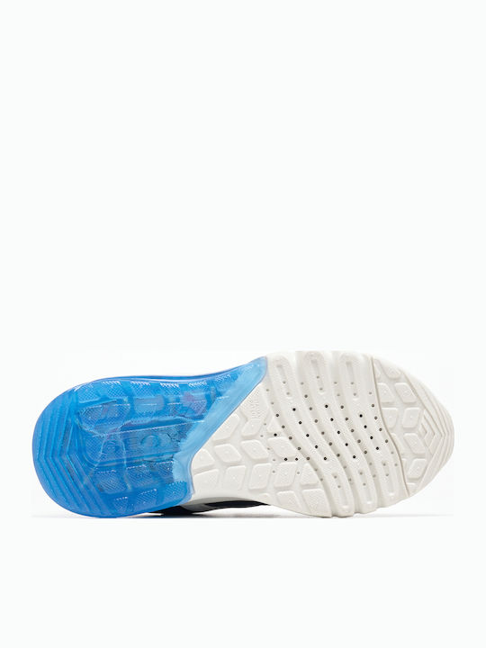 J CIBERDRON Kids Sneakers Anatomic with Scratch & Lights Blue