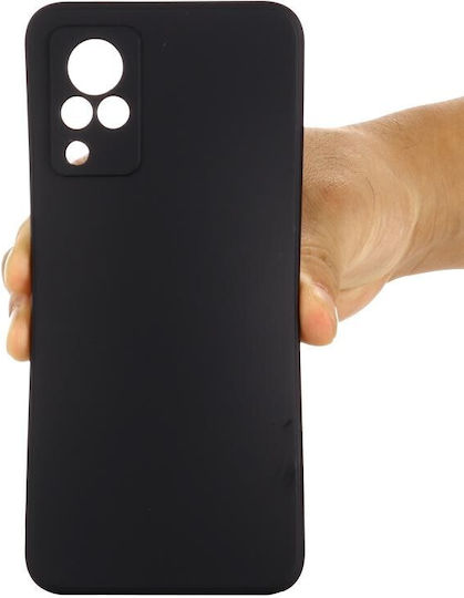 Vivo Back Cover Σιλικόνης Μαύρο (Vivo V21 5G)