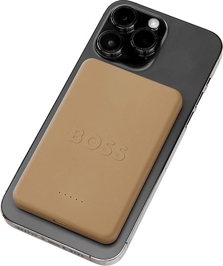 Boss Iconic MagSafe Power Bank 3000mAh με Θύρα USB-C Power Delivery Camel