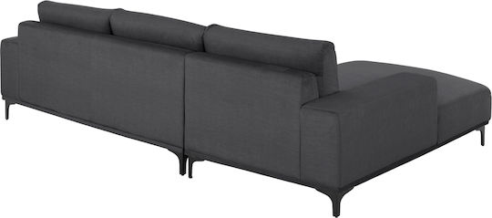 Noa Eckcouch Mit Linker Ecke Anthrazit 288x157x80cm