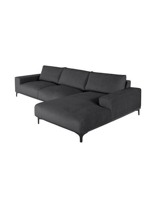 Noa Eckcouch mit Rechte Ecke Grau 288x157x80cm