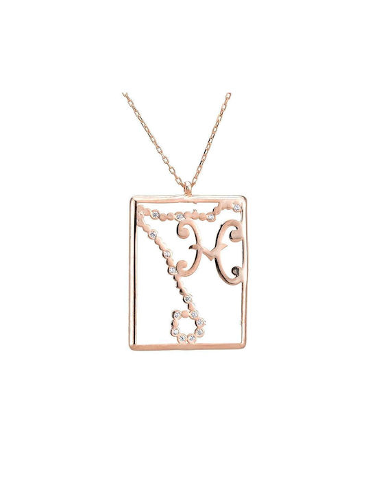 Goldsmith Necklace Zodiac Sign Pisces from Gold Plated Silver